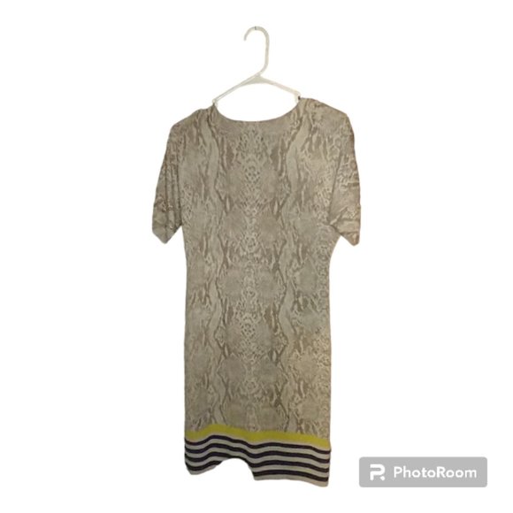 Ann Taylor Loft Snake Skin Print, Merino Wool Dress Size S‎ - Picture 4 of 8